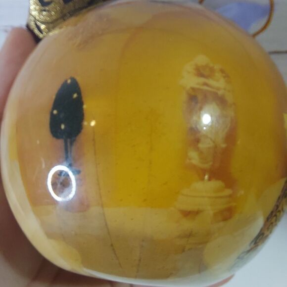 Set of 2-- 1997 Barbie Christmas Ornament 4" inches Round - Picture 7 of 8